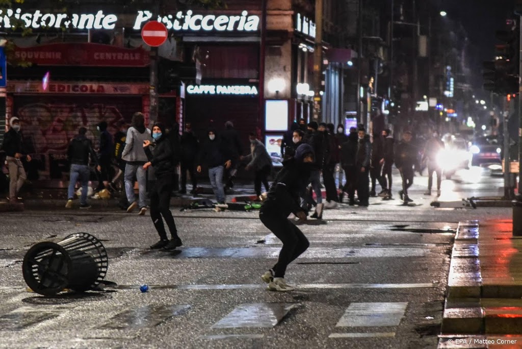 Gewelddadige protesten in Italië om nieuwe coronamaatregelen