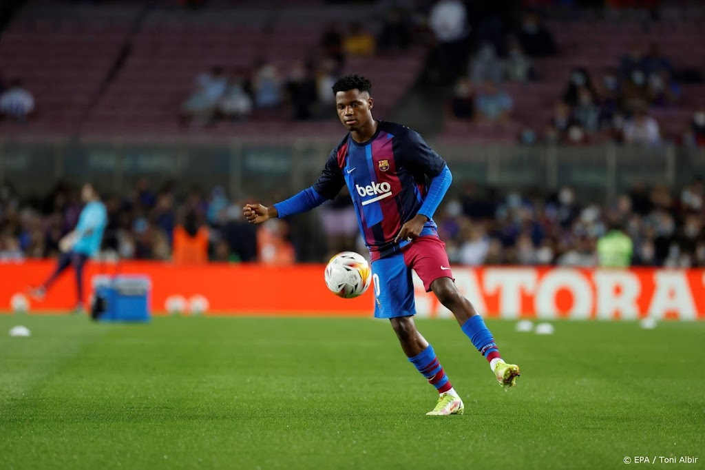 Nieuwe knieblessure houdt Fati bij Barcelona aan de kant