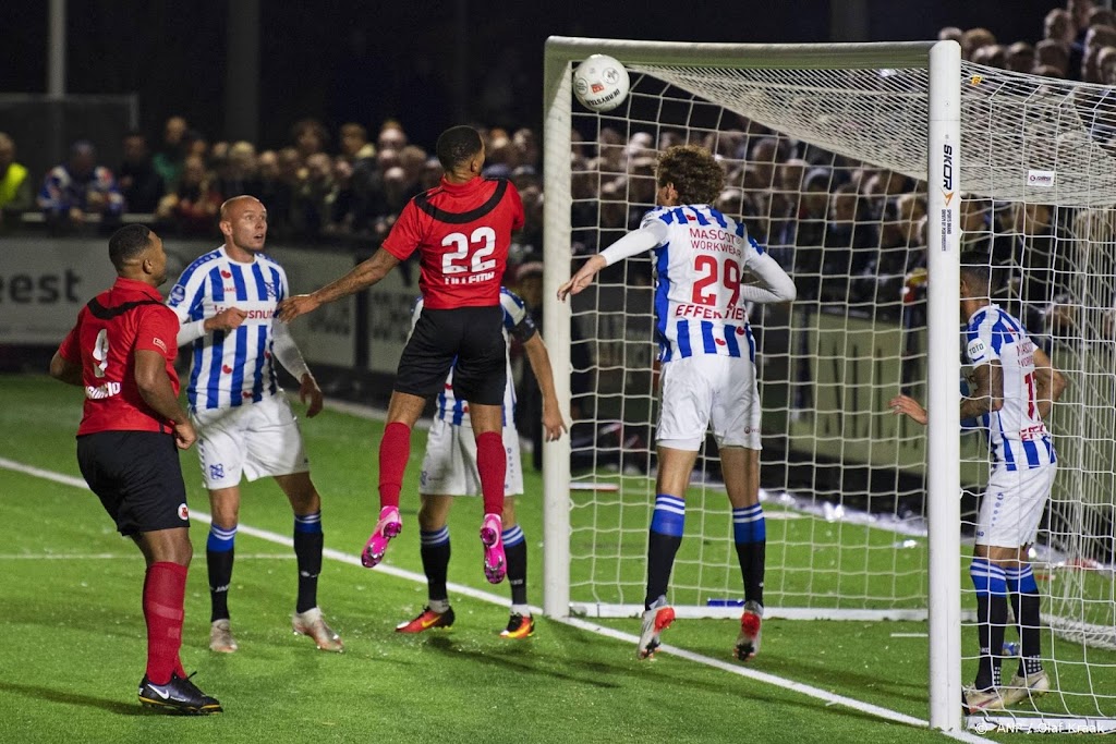 Sc Heerenveen komt laat op gang in bekerduel met AFC