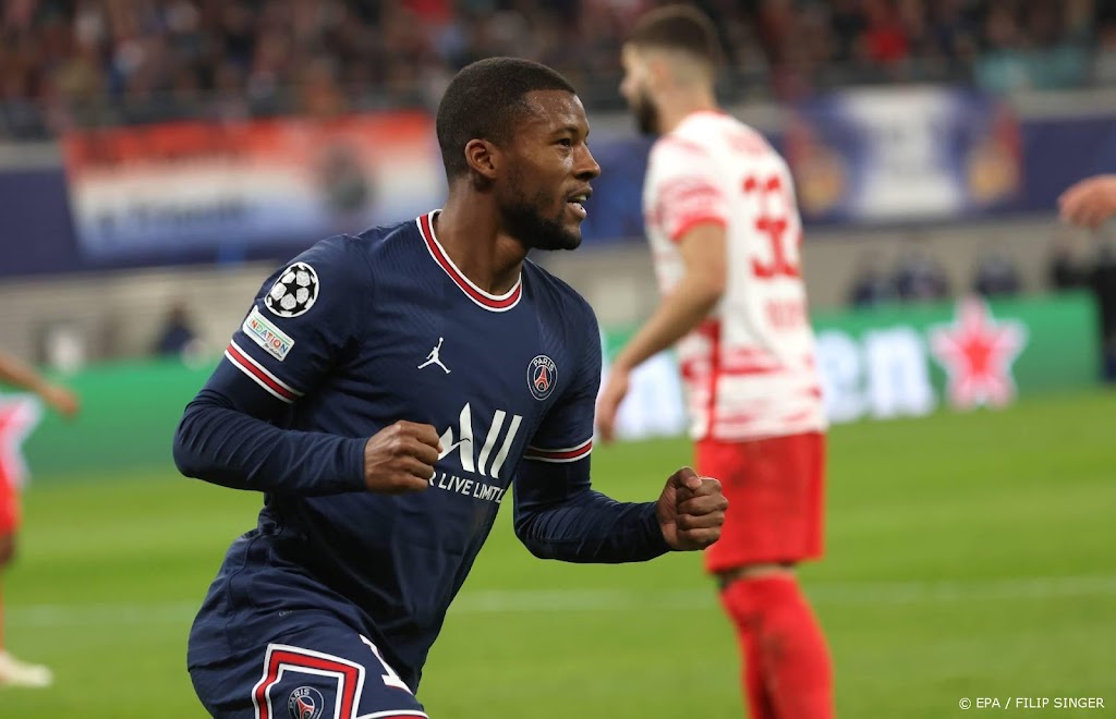 Knieblessure houdt Wijnaldum aan de kant bij Paris Saint-Germain