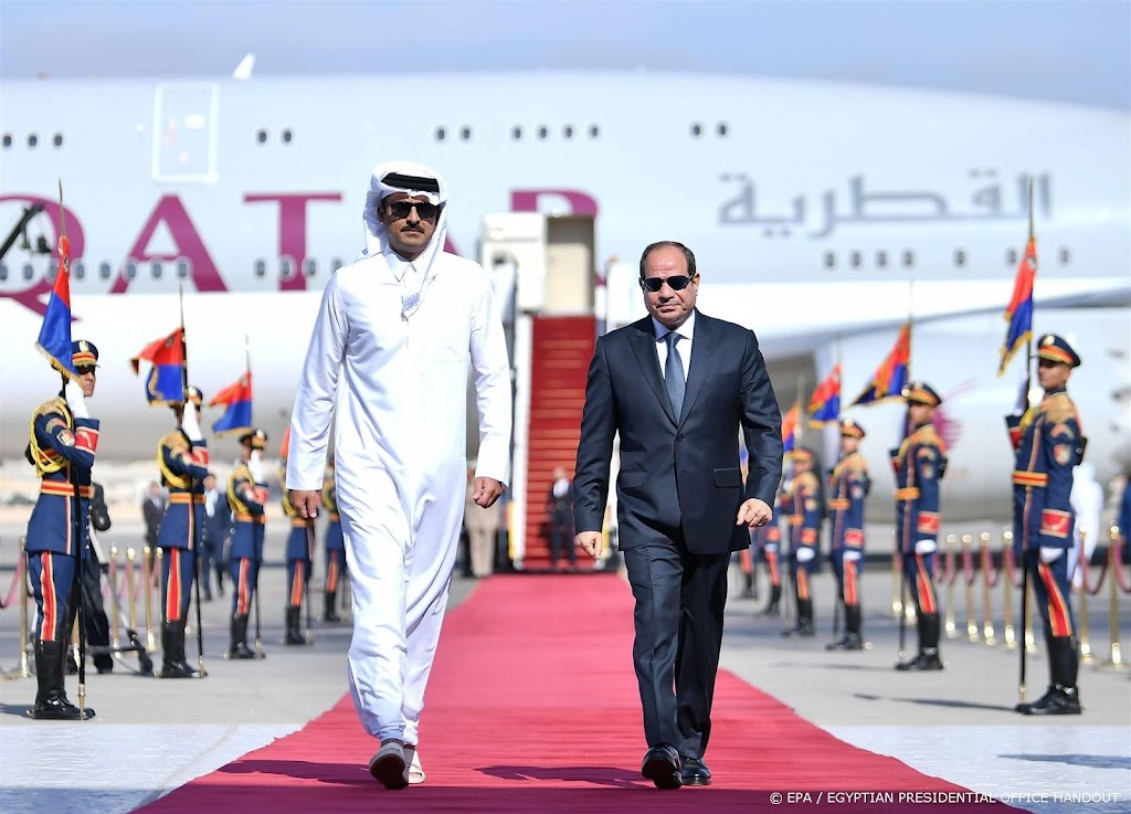 Emir Qatar bedankt president Al-Sisi voor bereiken gevechtspauze