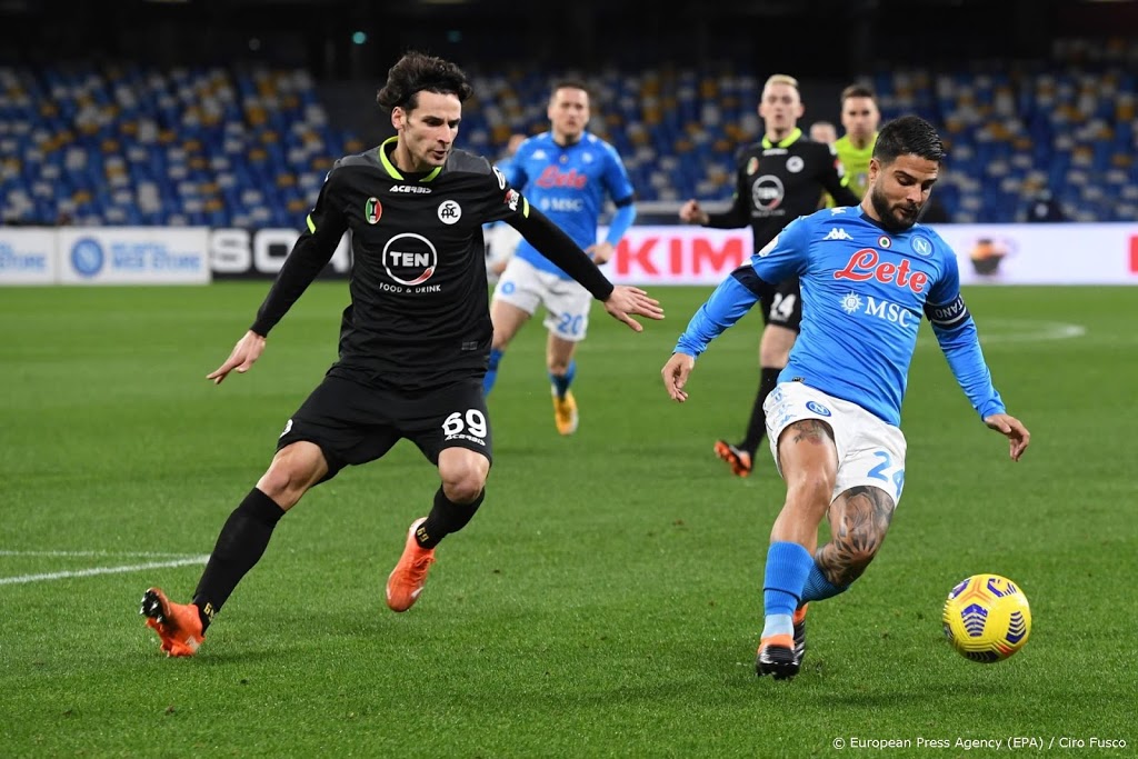 Bekerhouder Napoli naar halve finales na winst op Spezia