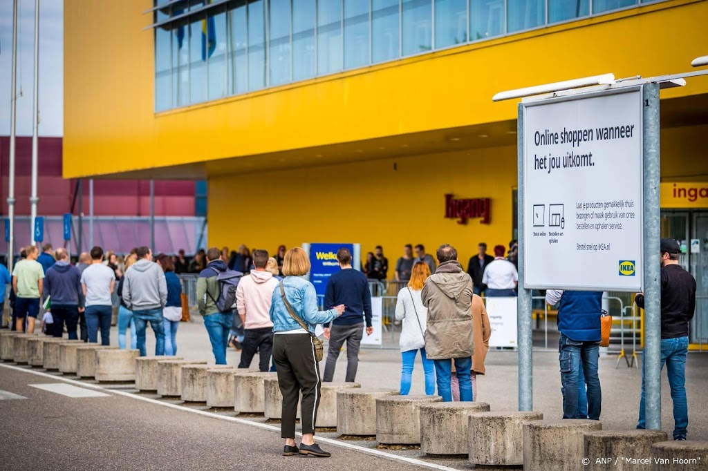 Lichte drukte bij heropening IKEA opgelost