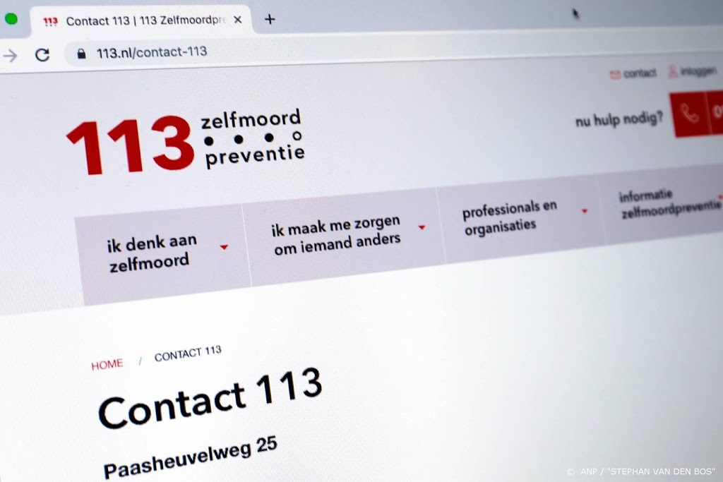 113 Zelfmoordpreventie bereidt zich voor op toename hulpvragen
