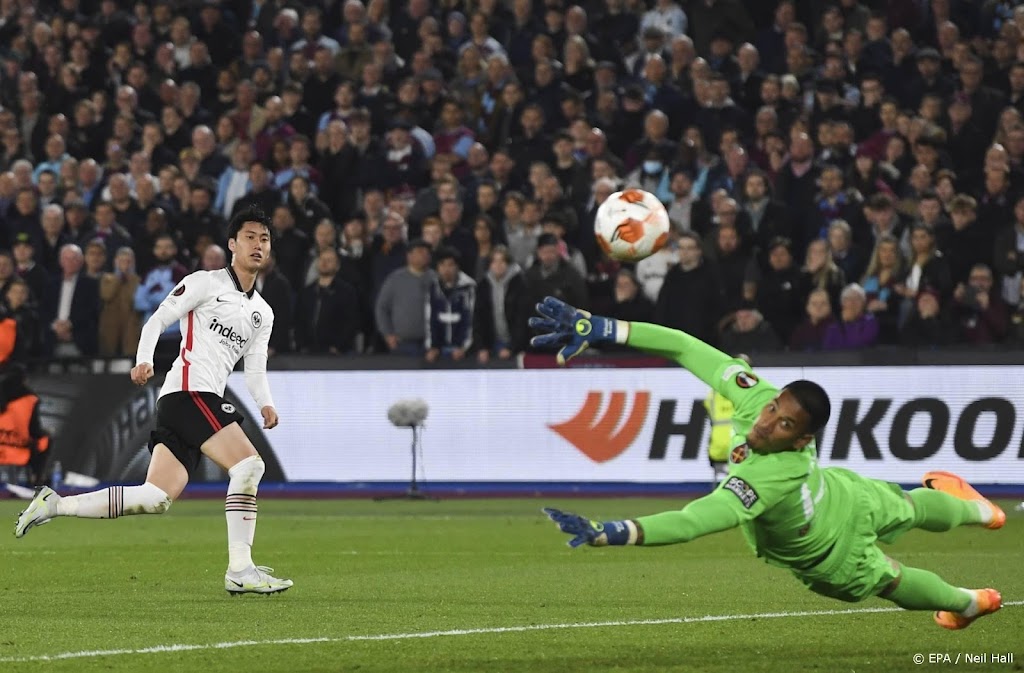 Frankfurt na zege bij West Ham dichtbij finale Europa League