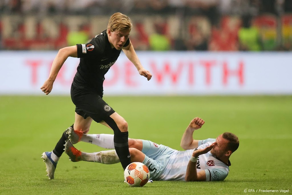 Europa League-winnaar Frankfurt neemt Hauge over van AC Milan