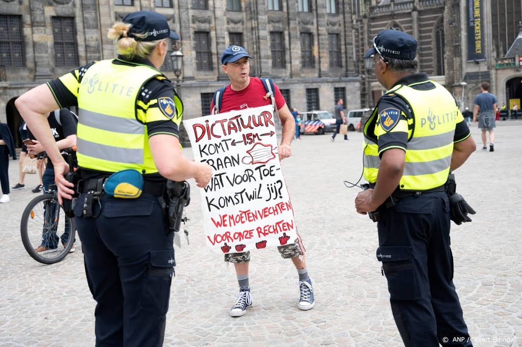 Toch aantal mensen op Malieveld