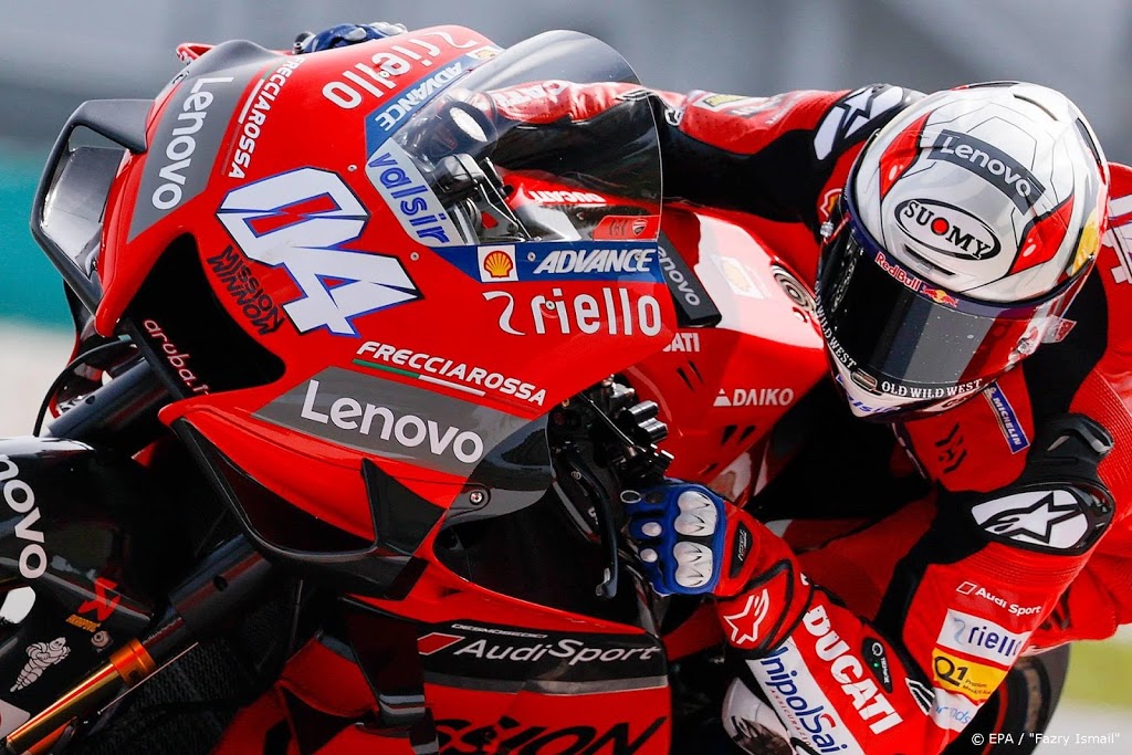 Motorcoureur Dovizioso breekt sleutelbeen bij crash