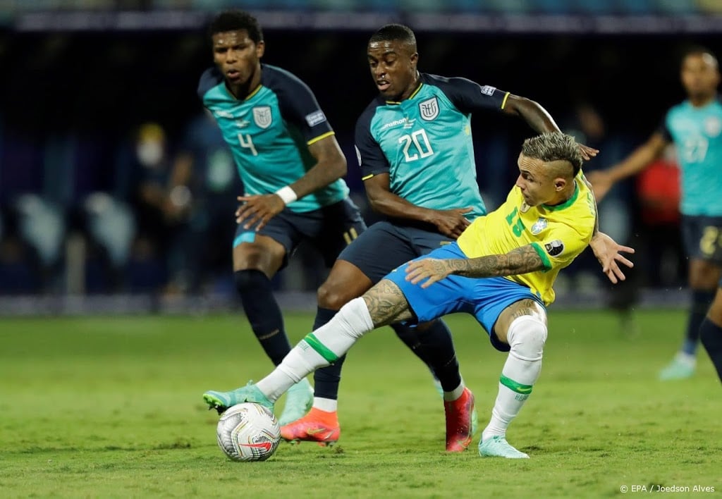 Ecuador houdt Brazilië op gelijkspel en gaat door op Copa América