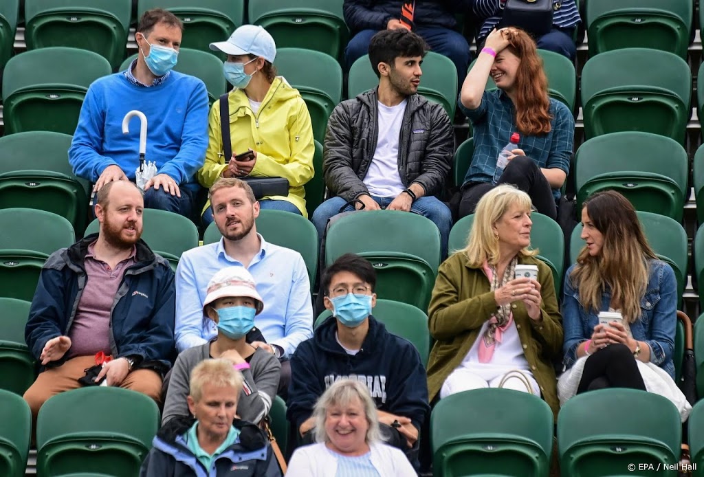 Verlate start Wimbledon wegens regen