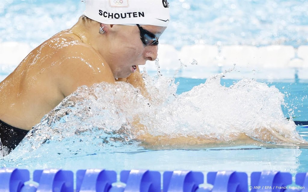Zwemster Schouten naar halve finales van 100 meter schoolslag