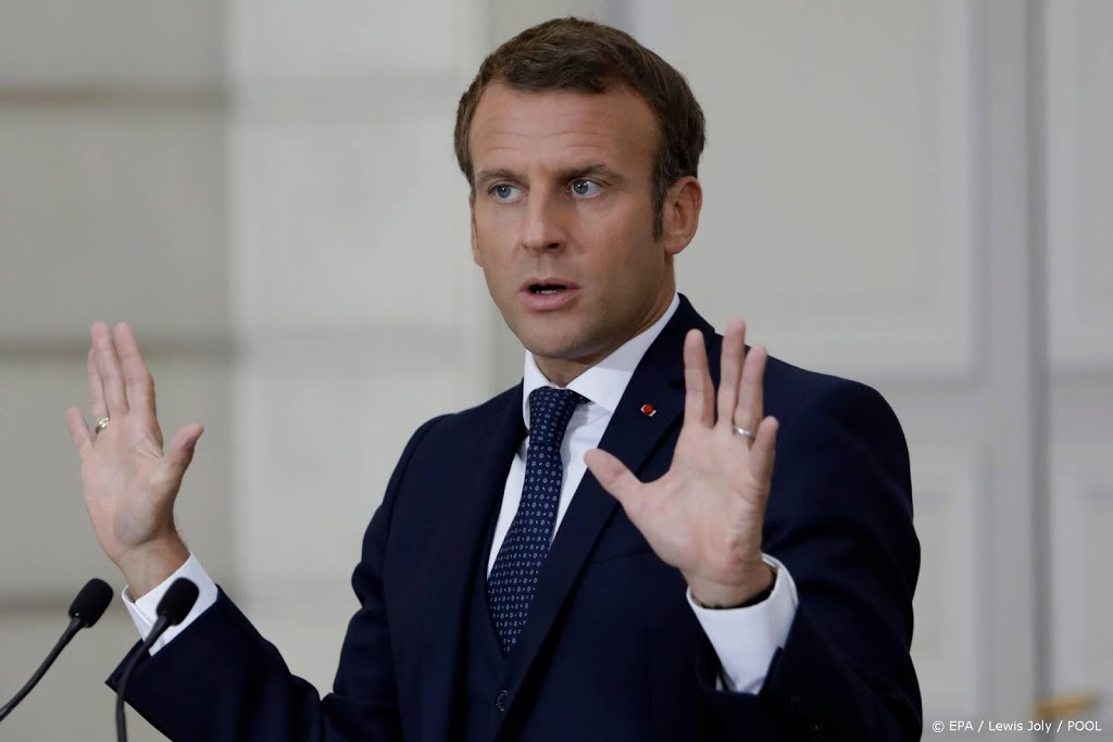 Macron ontmoet Wit-Russische oppositieleider in Litouwen