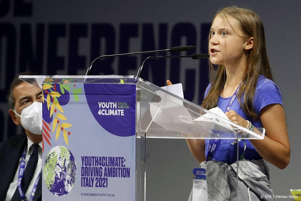 Thunberg hekelt 'inactieve' overheden bij opening jeugdklimaattop