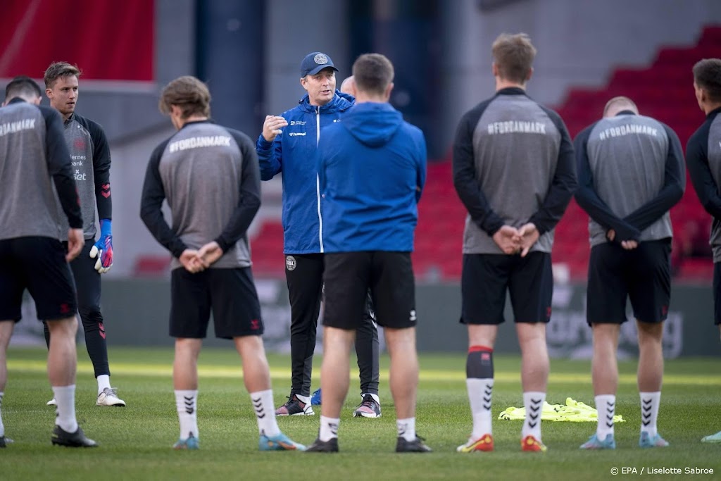 Deense voetballers dragen sobere protestshirts op WK in Qatar