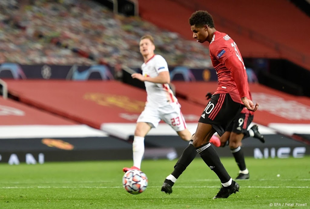 Manchester United wint vooral door Rashford ruim van Leipzig