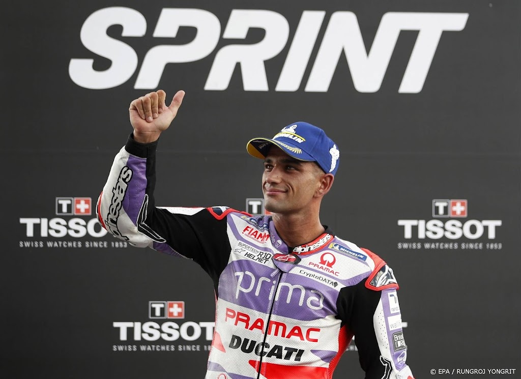 Motorcoureur Martin wint opnieuw sprintrace in MotoGP