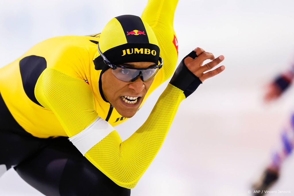 Schaatser N'tab wint eerste 500 meter, Nuis gediskwalificeerd
