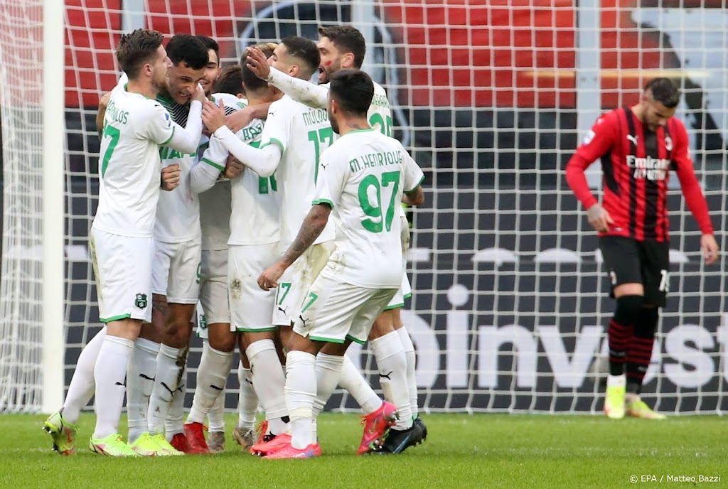AC Milan op eigen veld ten onder tegen Sassuolo