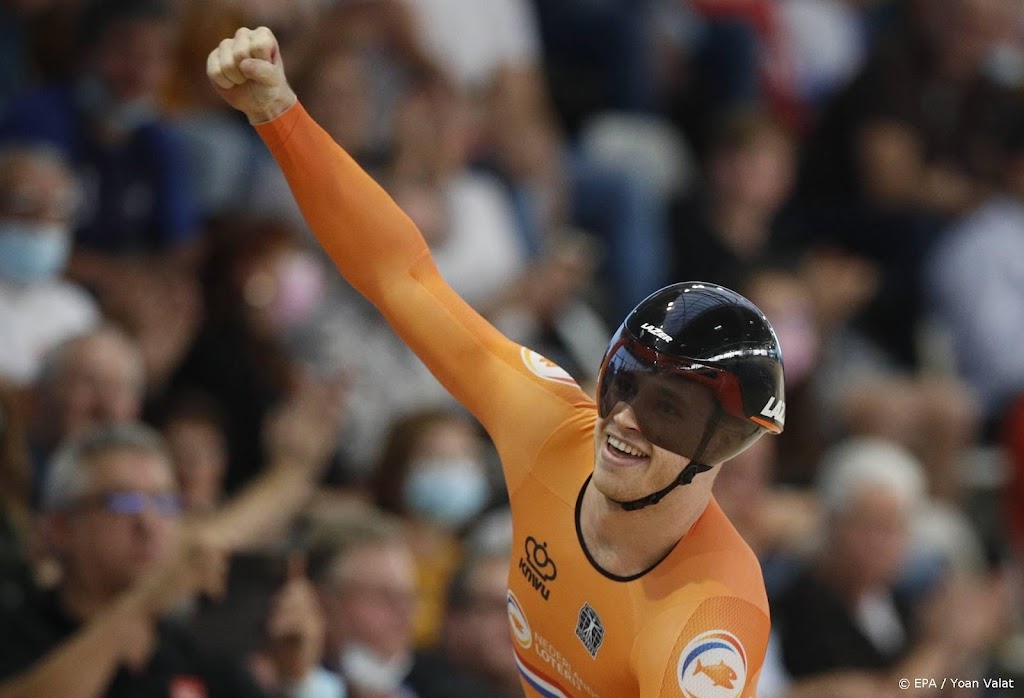 Lavreysen pakt ook nationale titel op keirin
