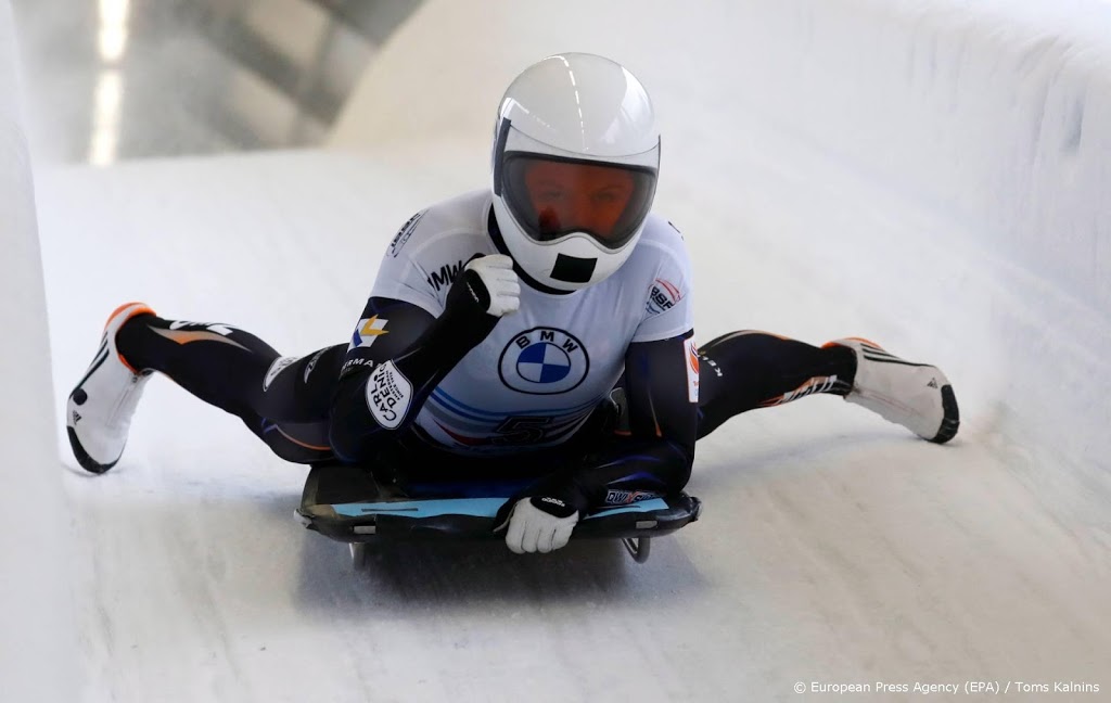 Skeletonster Bos derde in Igls en in wereldbeker skeleton