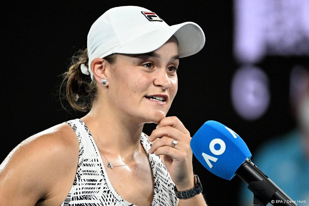 Tennisster Barty gaat in eigen land voor winst Australian Open