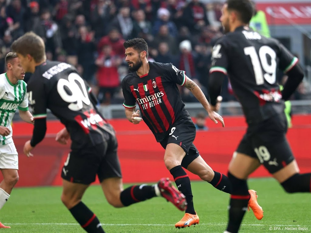 AC Milan thuis fors onderuit tegen Sassuolo