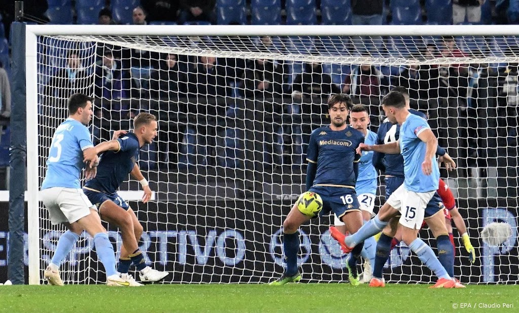Lazio blijft steken op een gelijkspel tegen Fiorentina