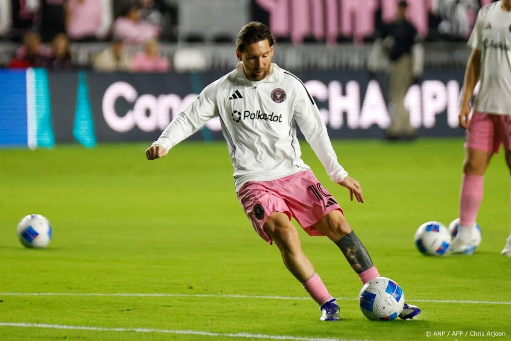 Messi weer inzetbaar voor Inter Miami tegen Philadelphia