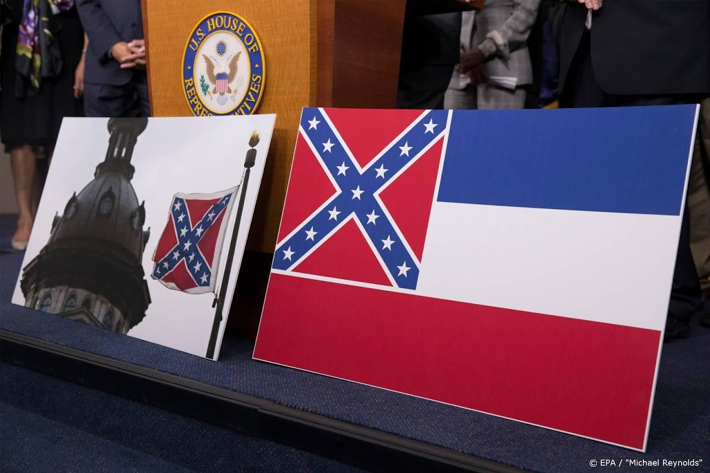 Confederatie-embleem verdwijnt uit vlag Mississippi