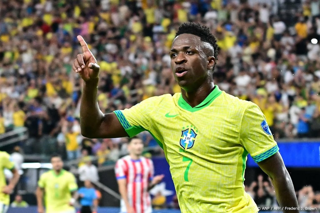 Vinicius helpt Brazilië langs Paraguay op Copa América