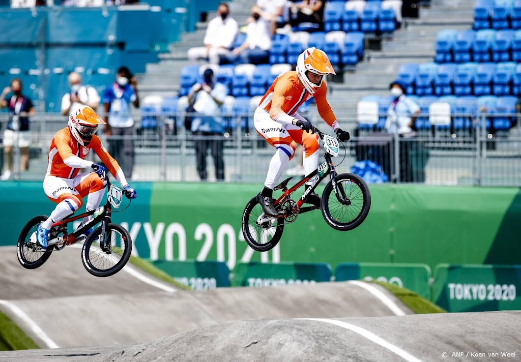 BMX'ers Kimmann, Van Gendt en Harmsen naar halve finales Spelen