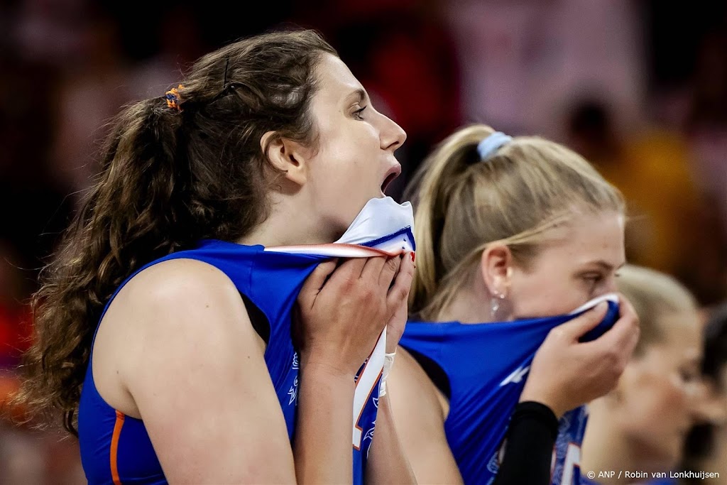 Volleybalsters trots en teleurgesteld na nederlaag tegen Turkije