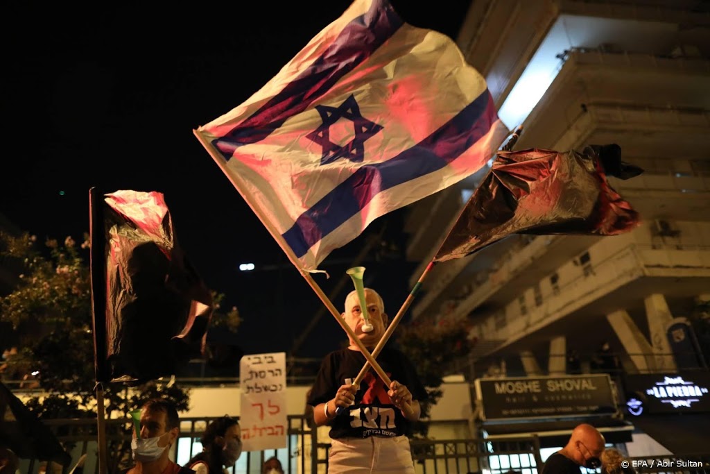Tegenstanders Netanyahu volharden in hun strijd
