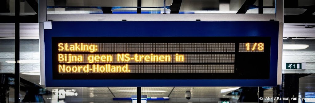 Geen grote problemen op derde stakingsdag NS