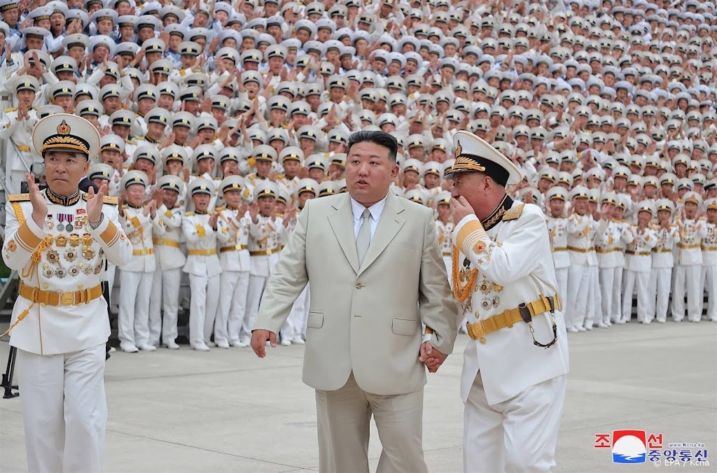 Noord-Koreaanse leider Kim wil marine moderniseren