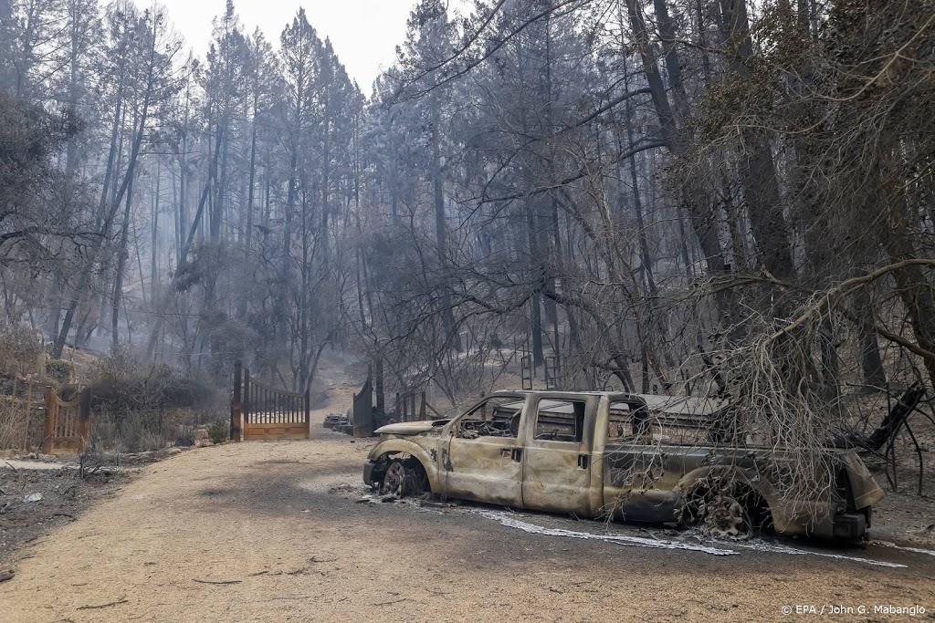 Drie doden bij natuurbrand Noord-Californië