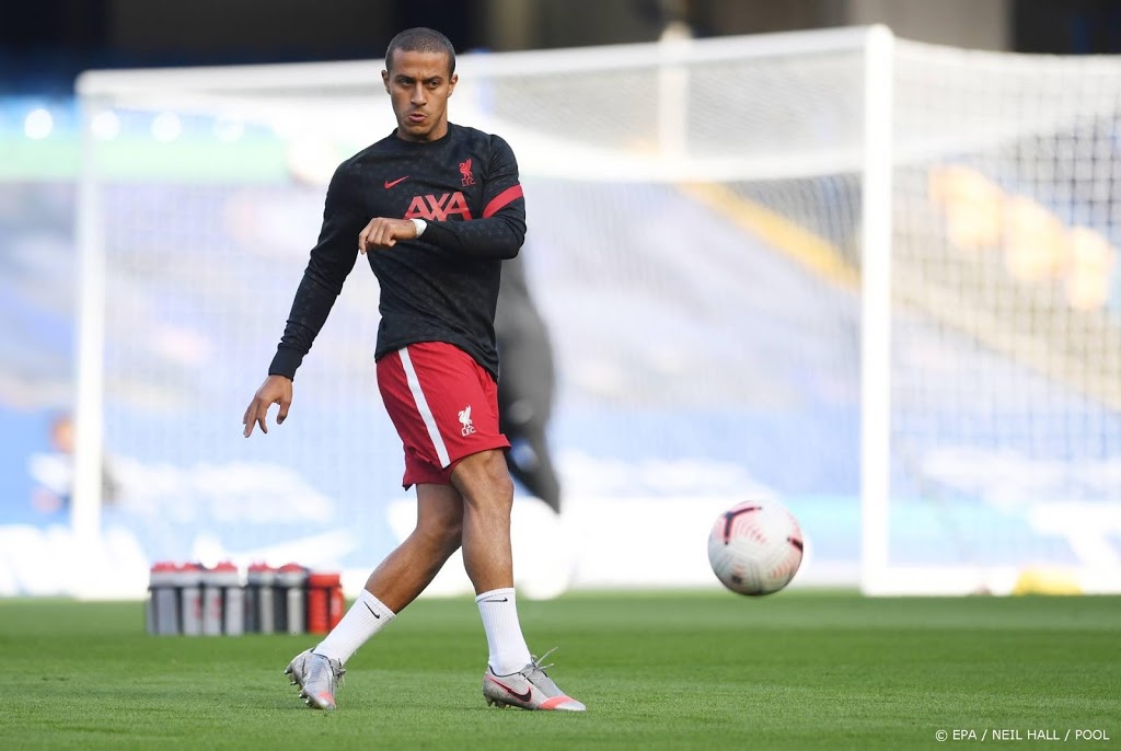 Middenvelder Thiago van Liverpool heeft corona