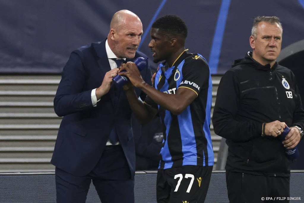 Trainer Club Brugge: winst bij Leipzig geen incident