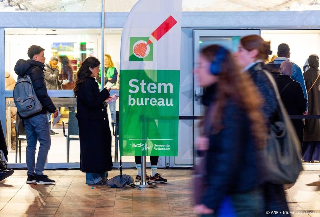 Opkomst in Rotterdam lager dan bij vorige Kamerverkiezingen