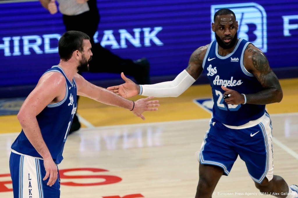 Tweede nederlaag basketballers LA Lakers in NBA