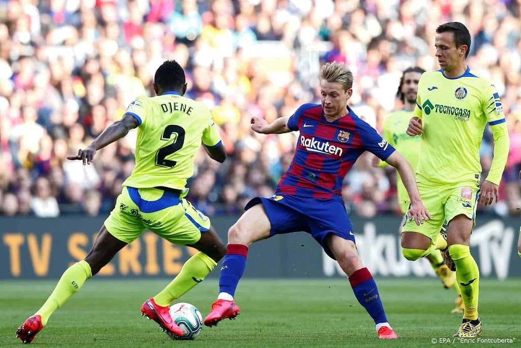 Voetballers Barcelona staan 70 procent van salaris af