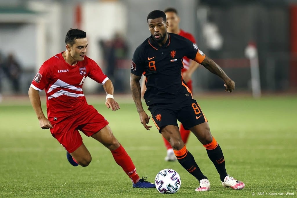 Wijnaldum over Oranje: in de rust waren we wel een beetje boos