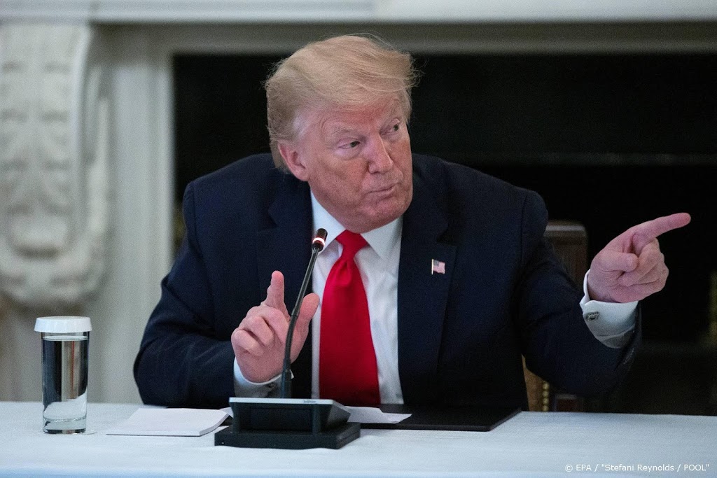 Trump hoopt volgende week reizen door VS te hervatten