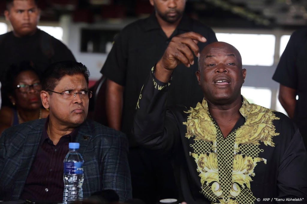 Vier partijen werken samen aan nieuwe regering Suriname