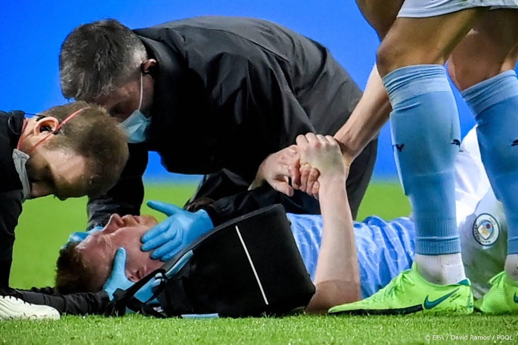 Gebroken neus en oogkas voor City-aanvoerder De Bruyne