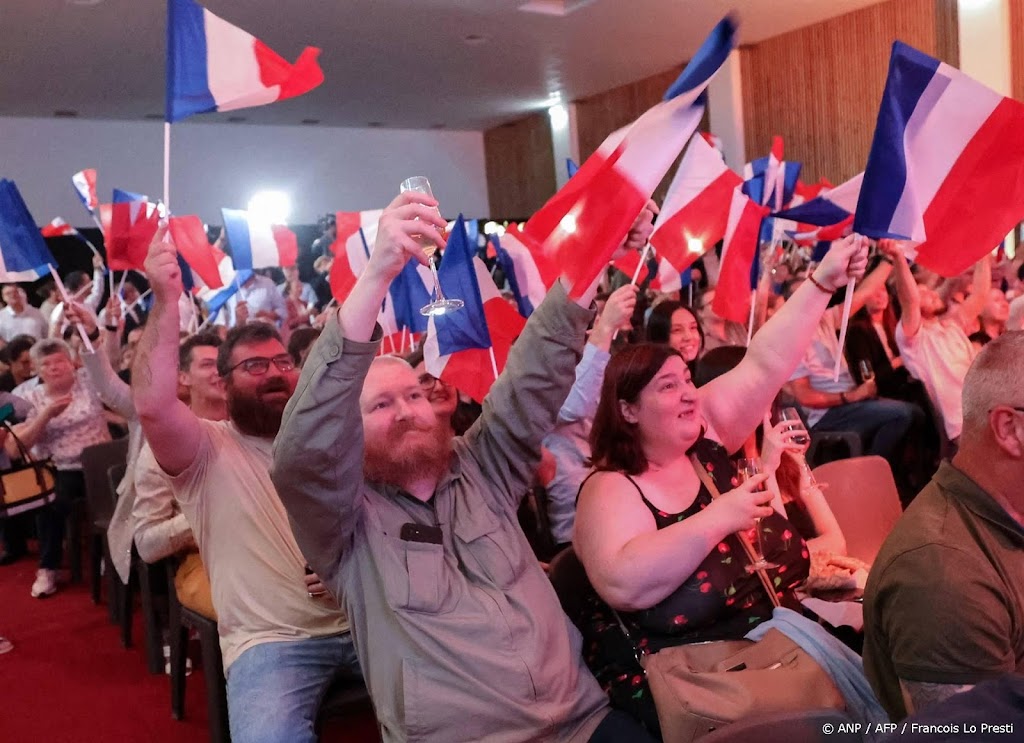 Exitpoll: partij Le Pen wint eerste ronde Franse verkiezingen