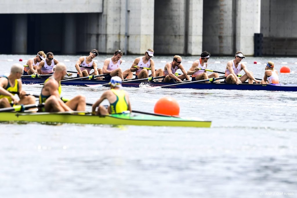 Roeiers Holland Acht slechts vijfde in olympische finale Tokio