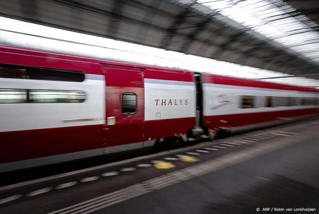 Treinverkeer Thalys ontregeld na botsing met dier in België