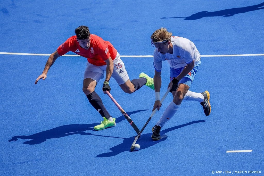 Hockeyers geven in slotfase winst uit handen tegen Britten