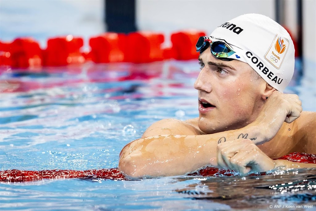 Outsider Corbeau overtuigend naar finale 200 meter schoolslag